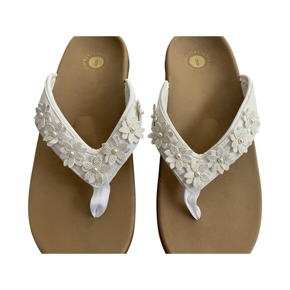 Revitalign Orthotic Thong Sandals Yumi Havana - Picture 3 of 10